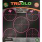 TruGlo TruSee Splatter 5-Bullseye Target Pink 12x12 6 pk.