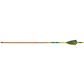 Black Eagle Instinct Traditional Arrows .005 350 Green/Yellow Feathers 6 pk.