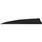 Gateway Shield Cut Feathers Black 4 in. LW 50 pk.