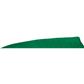 Gateway Shield Cut Feathers Green 4 in. LW 50 pk.