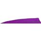 Gateway Shield Cut Feathers Purple 4 in. LW 50 pk.