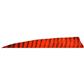 Gateway Shield Cut Feathers Barred Red 4 in. RW 50 pk.