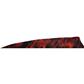 Gateway Shield Cut Feathers Tre Red 4 in. RW 50 pk.