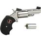 NAA Black Widow Revolver Combo 22 LR/.22 WMR Stainless/Black 2 in. 5 rd. AS