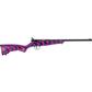 Savage Rascal Minimalist Rifle 22 LR 16 in. Pink/Purple RH