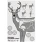 Ez Aim Deer Vitals Corrugated Target 23x25"