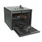 BlackHeart Double Gun Hard Pistol Vault with Shelf Black