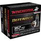 Winchester Defender Pistol Ammo 357 mag. 125 gr. Bonded Jacket HP 20 rd.