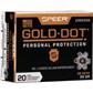 Speer Gold Dot Handgun Ammo 25 ACP 35 gr. HP 20 rd.