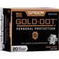 Speer Gold Dot Personal Protection Pistol Ammo 9mm 115 gr. HP 20 rd.