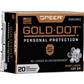 Speer Gold Dot Personal Protection Pistol Ammo 9mm 124 gr. HP 20 rd.