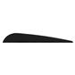 Bohning Bronco Vanes Black 4 in. 100 pk.