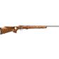 Savage 93R17 BTVSS Rifle 17 HMR Natural Brown 21 in. RH