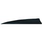 Gateway Shield Cut Feathers Black 4 in. RW 100 Pk.