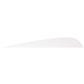 Gateway Parabolic Feathers White 4 in. RW 12 pk.