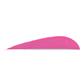 Trueflight Parabolic Feathers Pink 3 in. RW 100 pk.