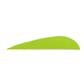 Trueflight Parabolic Feathers Chartreuse 3 in. RW 100 pk.