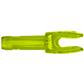 Easton 4mm MicroLite Nocks Lemon Lime 12 pk.