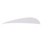 Trueflight Parabolic Feathers White 5 in. LW 100 pk.