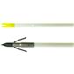 Muzzy Classic Fish Arrow White with Carp Point